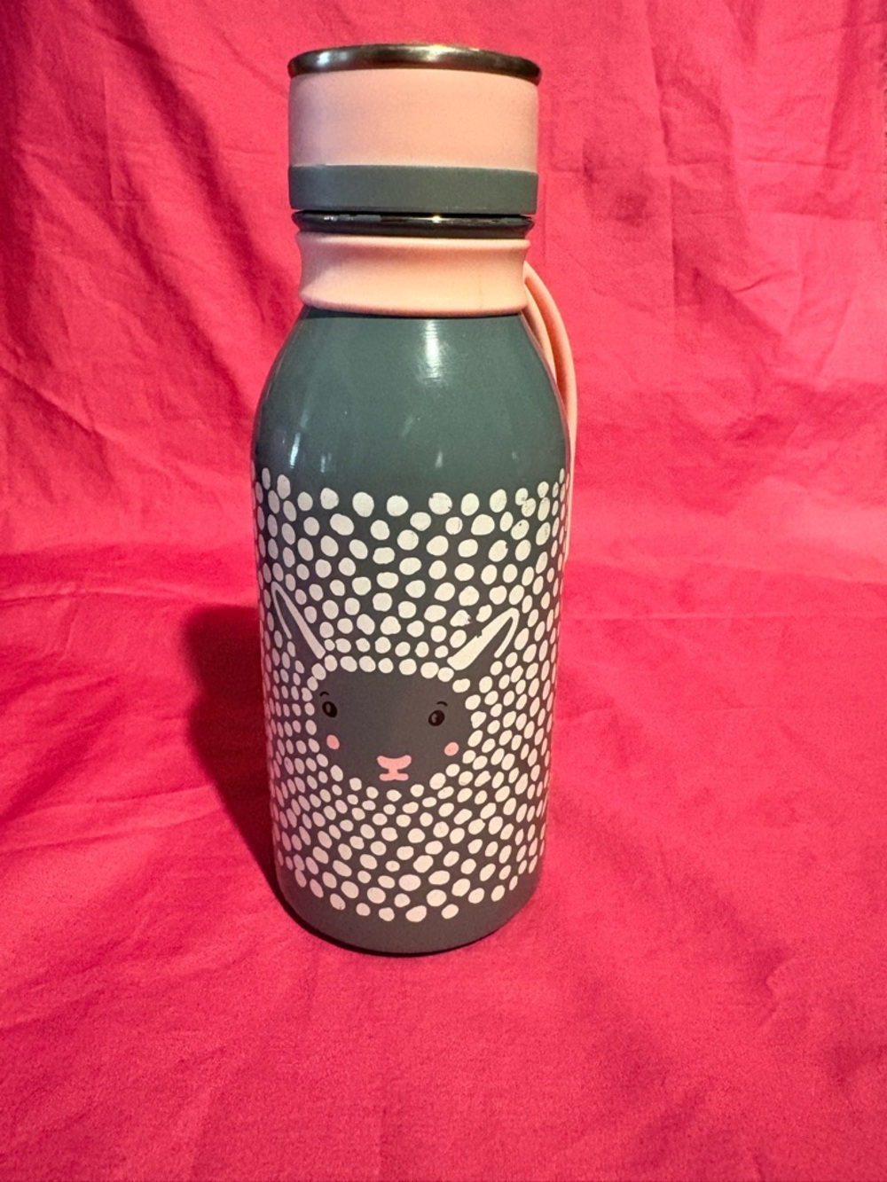 Cute Sheep Water Bottle in Gray and Pink by Reduce